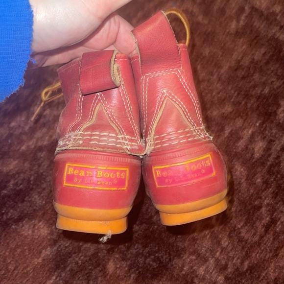 Vintage Red L.L. Bean Boots Limited Edition Rare - Picture 3 of 7